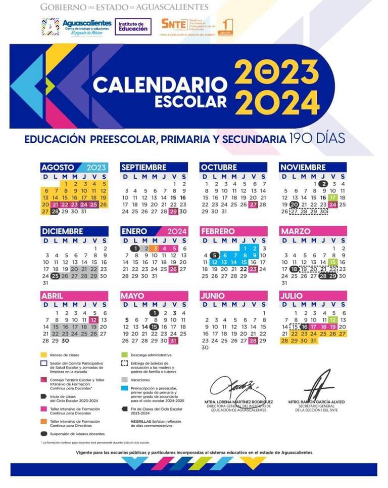 Este Es El Calendario Escolar 2023 2024 De Guanajuato 0973